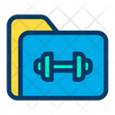 پیش‌نمایش فایل fitness-folder از پک تناسب اندام
