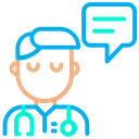 پیش‌نمایش فایل doctor-with-chat-4 از پک پزشک و فروشگاه