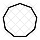پیش‌نمایش فایل nonagon-1 از پک اشکال