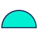 پیش‌نمایش فایل semicircle-3 از پک اشکال