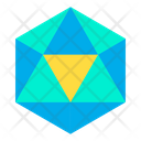 پیش‌نمایش فایل icosahedron-19 از پک اشکال