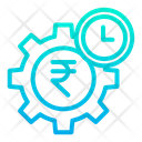 پیش‌نمایش فایل rupees-cogwheel از پک مدیریت زمان