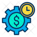 پیش‌نمایش فایل dollar-cogwheel-2 از پک مدیریت زمان