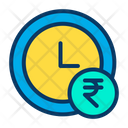 پیش‌نمایش فایل rupees-clock-8 از پک مدیریت زمان