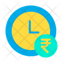 پیش‌نمایش فایل rupees-clock-10 از پک مدیریت زمان