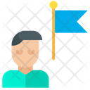 پیش‌نمایش فایل man-flag از پک سیاست