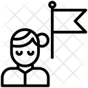 پیش‌نمایش فایل woman-flag-3 از پک سیاست