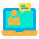 پیش‌نمایش فایل laptop-online-chat از پک یادگیری آنلاین