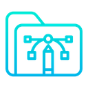 پیش‌نمایش فایل graphic-folder از پک طراحی گرافیک