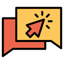 پیش‌نمایش فایل click-chatting-1355773 از پک نوآورانه و ایده‌ها
