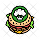 پیش‌نمایش فایل burger-11409907 از پک وگان، گیاه‌خواری، غذا و برگ