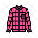 پیش‌نمایش فایل flannel-shirt-11409771 از پک مد وینتیج دهه ۸۰ و ۹۰ – آیکن‌ها