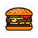 پیش‌نمایش فایل double-cheeseburger-12633733 از پک همبرگر و نان برگر
