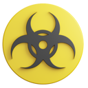 پیش‌نمایش فایل biohazard-sign-5214877 از پک تابلوهای عمومی
