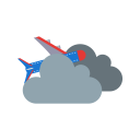 پیش‌نمایش فایل plane-cloud-beauty-travel-weather از پک آب‌وهوا - فلت