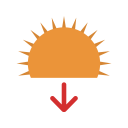 پیش‌نمایش فایل sundown-daylight-down-gorgeous-sun از پک آب‌وهوا - فلت