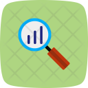 پیش‌نمایش فایل analysis-market-ranking-data-magnifying-glass-zoom-5 از پک سئو، تخت با پس‌زمینه منحنی