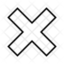 پیش‌نمایش فایل cancel-cross-no-delete-remove-stop-close از پک رابط کاربری پایه، سبک خطی