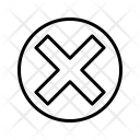 پیش‌نمایش فایل cancel-close-cross-delete-remove از پک وب، سبک خطی