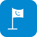 پیش‌نمایش فایل islamic-flag-map-marker-nation-pin-3 از پک رمضان و عید، گوشه‌گرد