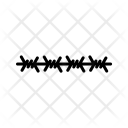 پیش‌نمایش فایل barbed-wire-4 از پک ارتش و نظامی، سبک خطی