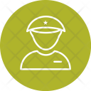 پیش‌نمایش فایل army-officer-5 از پک ارتش و نظامی، خطی دایره‌ای