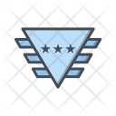 پیش‌نمایش فایل badge-981 از پک ارتش و نظامی، دورخط پُر