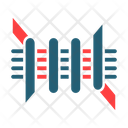 پیش‌نمایش فایل barbed-wire-9402498 از پک گلیف ارتش، دورنگ