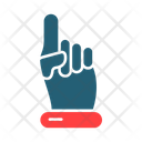 پیش‌نمایش فایل foam-hand-9503489 از پک فوتبال