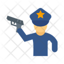 پیش‌نمایش فایل policeman-holding-gun-10678785 از پک قانون و نظم