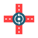 پیش‌نمایش فایل roundabout-14439775 از پک نقشه و مسیریابی