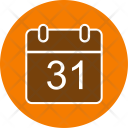 پیش‌نمایش فایل calendar-242 از پک تجارت الکترونیک، گلیف دایره‌ای