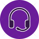 پیش‌نمایش فایل headset-15 از پک تجارت الکترونیک، گلیف دایره‌ای