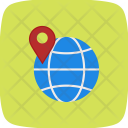 پیش‌نمایش فایل globe-75 از پک تجارت الکترونیک، با پس‌زمینه منحنی