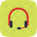 پیش‌نمایش فایل headset-16 از پک تجارت الکترونیک، با پس‌زمینه منحنی