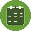 پیش‌نمایش فایل calendar-262 از پک رابط کاربری پایه، گلیف دایره‌ای