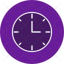 پیش‌نمایش فایل clock-199 از پک رابط کاربری پایه، گلیف دایره‌ای