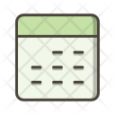 پیش‌نمایش فایل calendar-263 از پک رابط کاربری پایه، دورخط پُر