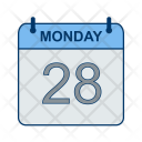 پیش‌نمایش فایل calendar-265 از پک رابط کاربری پایه، تخت دورخط