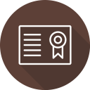 پیش‌نمایش فایل certificate-32 از پک آموزش، خطی دایره‌ای