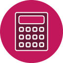 پیش‌نمایش فایل calculator-157 از پک آموزش، گلیف دایره‌ای