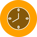 پیش‌نمایش فایل clock-261 از پک آموزش، گلیف دایره‌ای