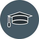 پیش‌نمایش فایل graduation-34 از پک آموزش، گلیف دایره‌ای