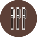 پیش‌نمایش فایل markers-4 از پک آموزش، گلیف دایره‌ای