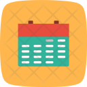 پیش‌نمایش فایل calendar-284 از پک وب، تخت با پس‌زمینه منحنی