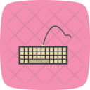 پیش‌نمایش فایل keyboard-50 از پک وب، تخت با پس‌زمینه منحنی