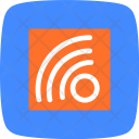 پیش‌نمایش فایل rss-61 از پک وب، تخت با پس‌زمینه منحنی