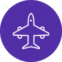 پیش‌نمایش فایل airplane-90 از پک حمل‌ونقل، خطی دایره‌ای