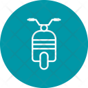 پیش‌نمایش فایل scooter-32 از پک حمل‌ونقل، خطی دایره‌ای