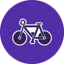 پیش‌نمایش فایل bicycle-130 از پک حمل‌ونقل، گلیف دایره‌ای